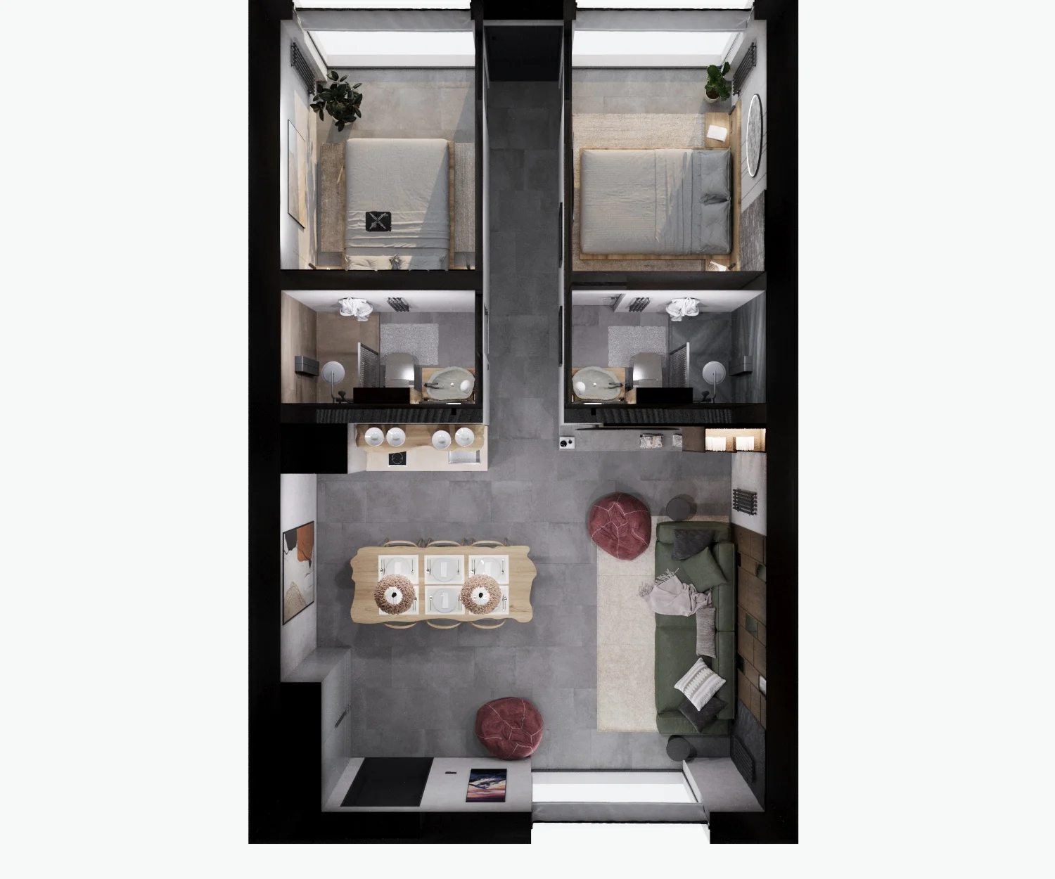 Глэмпинги в Эльбрусе - глэмпинг 3 тип 55 квм 1